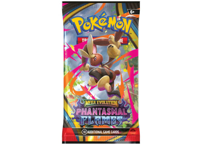 Pokémon TCG: Mega Evolution—Phantasmal Flames Booster Pack (10 Cards) – Random Pack Art