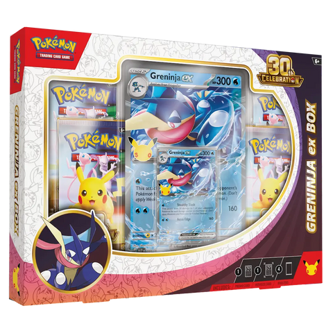 Pokémon TCG 30th Celebration Greninja ex Box