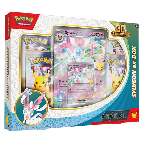 Pokémon TCG 30th Celebration Sylveon ex Box