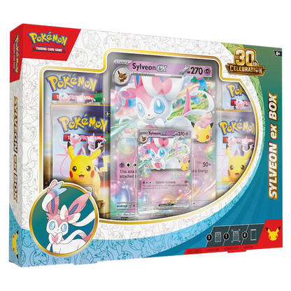 Pokémon TCG 30th Celebration Sylveon ex Box
