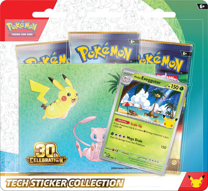 Pokémon TCG 30th Celebration Tech Sticker Collection Alolan Exeggutor