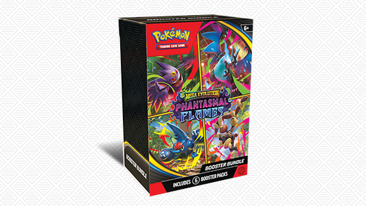 Pokémon TCG: Mega Evolution—Phantasmal Flames Booster Bundle (6 Packs)