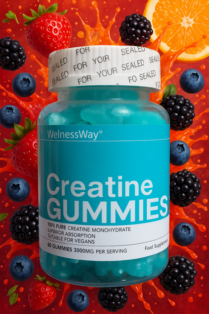Creatine Monohydrate Gummies – Wild Berry– 60 Gummies